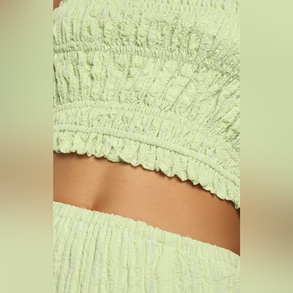 Lulu’s Summer Sophisticate Lime Green Tie-Strap Two-Piece Maxi Dress Siz… - Picture 5 of 14